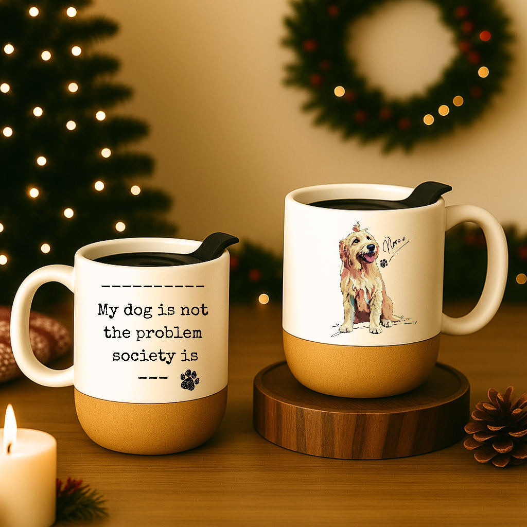 Matte Custom Pet Mug 15 oz