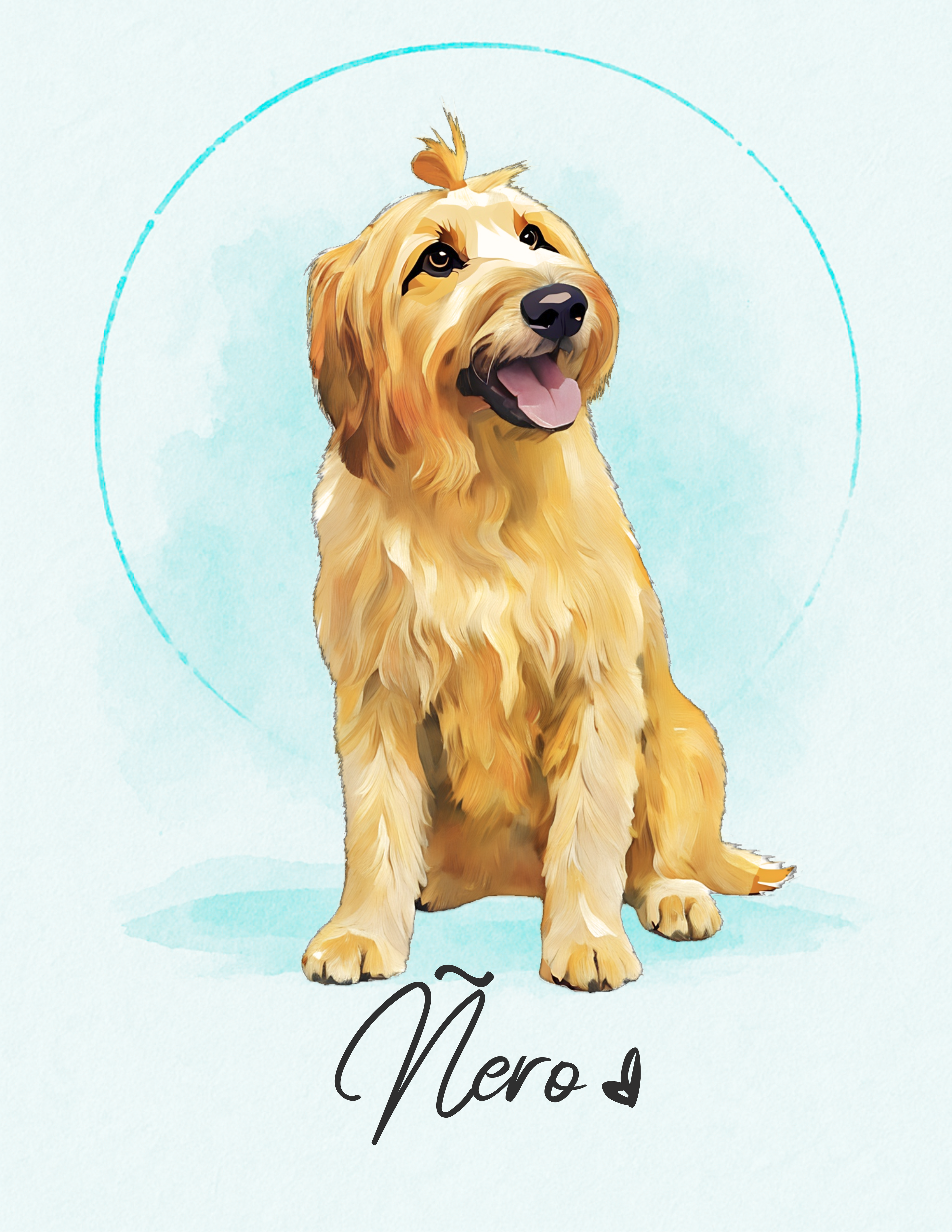 Custom Pet Digital Portrait