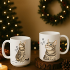 Custom Pet Portrait Mug 15 oz