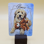 Custom Pet Portrait Sticker — Returning Customers Only