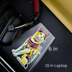 Custom Pet Portrait Sticker — Returning Customers Only