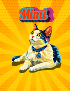 Custom Pet Digital Portrait Mimi