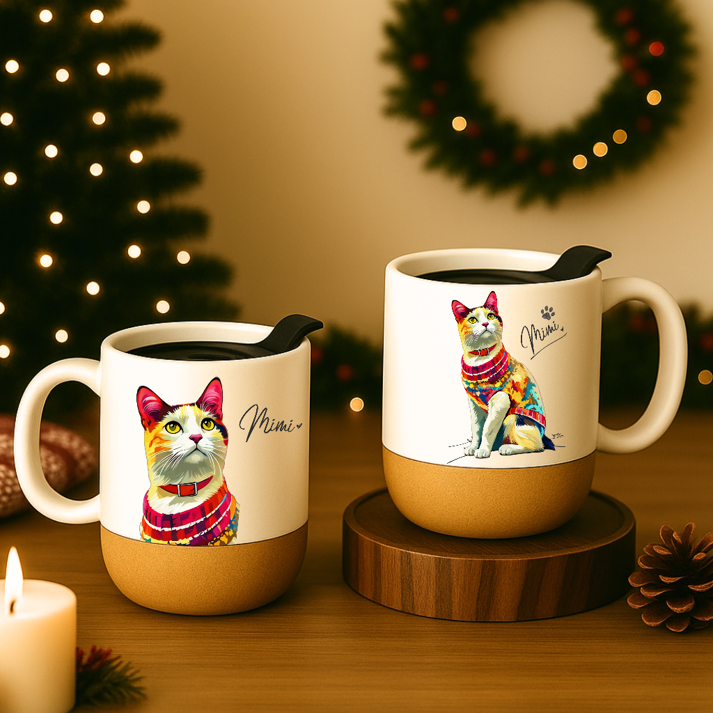 Matte Custom Pet Mug 15 oz