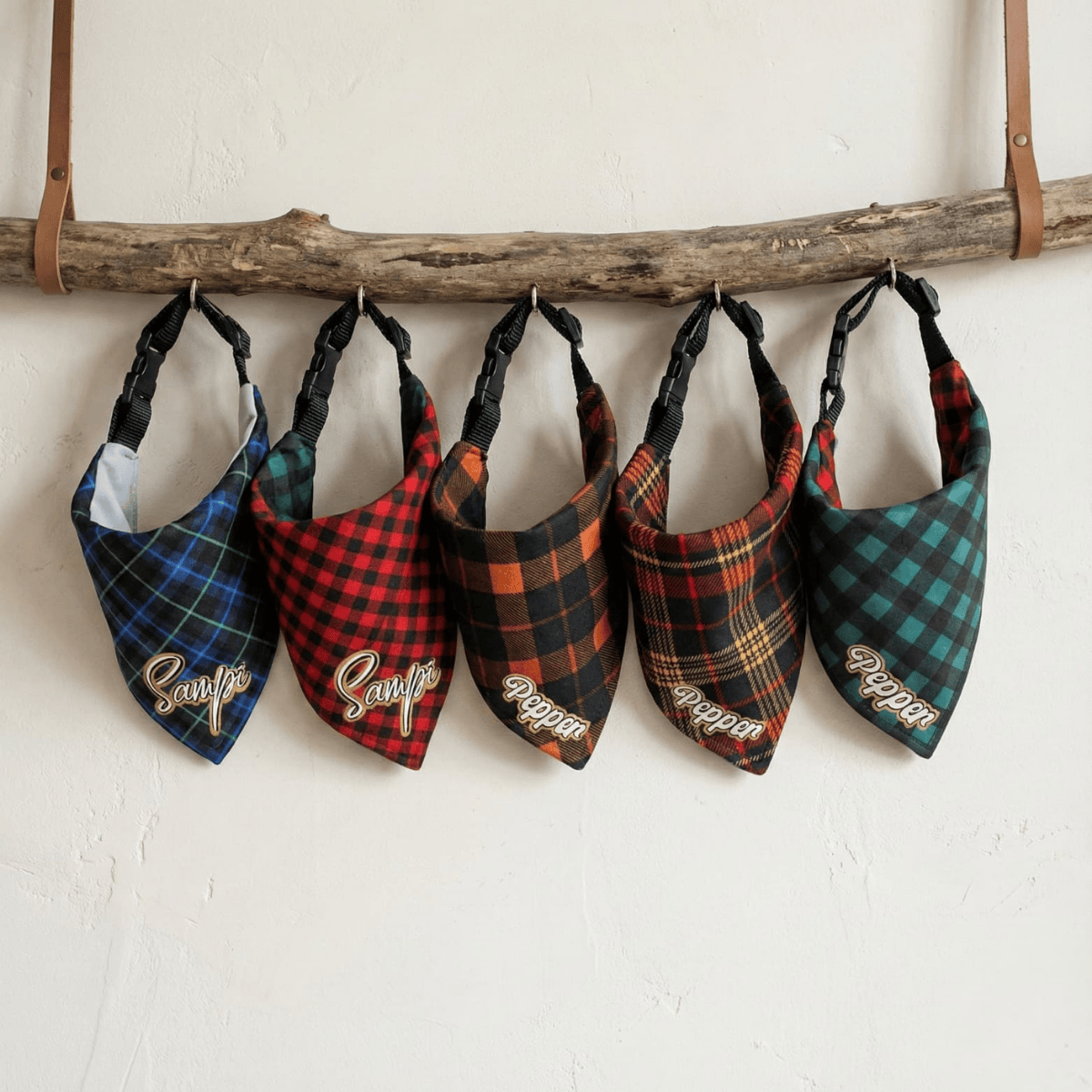 Personalized Holiday Crown Pet Bandana 