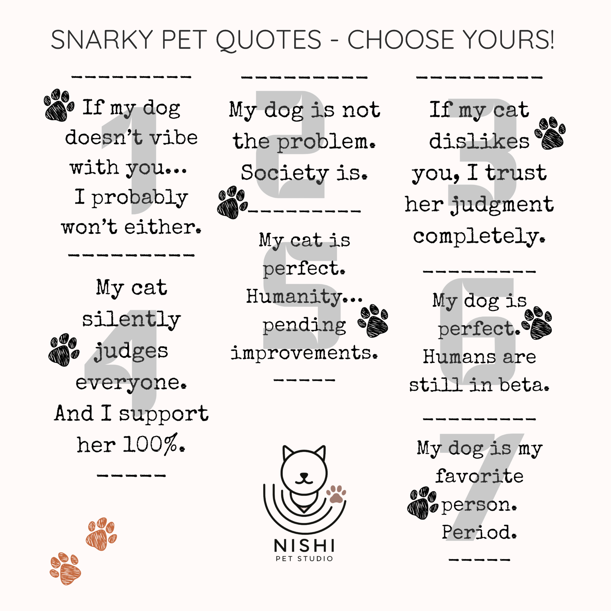 Snarky pet Quotes