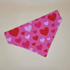 Personalized Valentine Pet Bandana with Name | Dogs & Cats