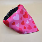 Personalized Valentine Pet Bandana with Name | Dogs & Cats
